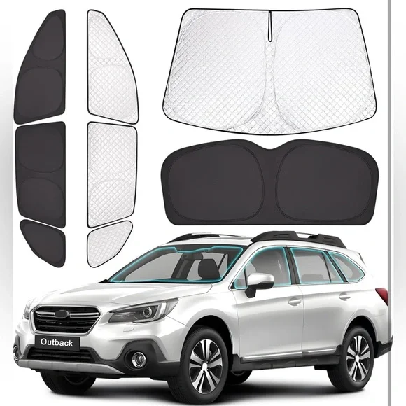 Car🚙Window Custom Sun☀️Shades Outback 2020-2024 Full Set for Total Blackout - Picture 10 of 10